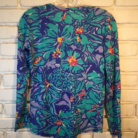 Lilly Pulitzer Arielle Mai Tai Blue Purple XS - Picture 3 of 7